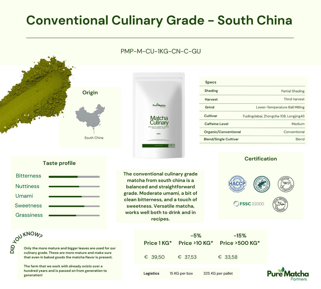 Culinary Matcha - Conventional - Shizuoka Japan