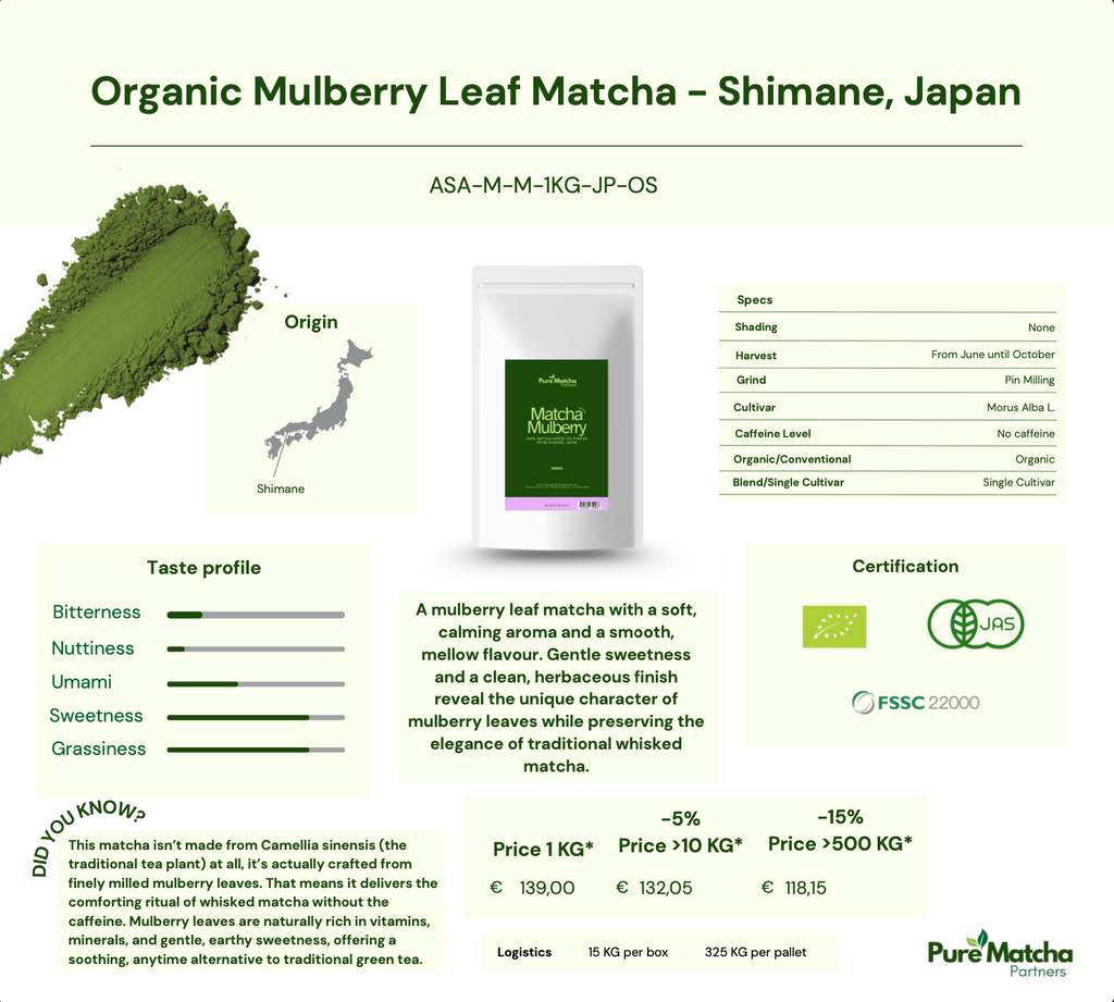 Mulberry Matcha - Asa - Organic
